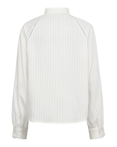 Co' Couture - SenneCC Lace Skjorte - White 